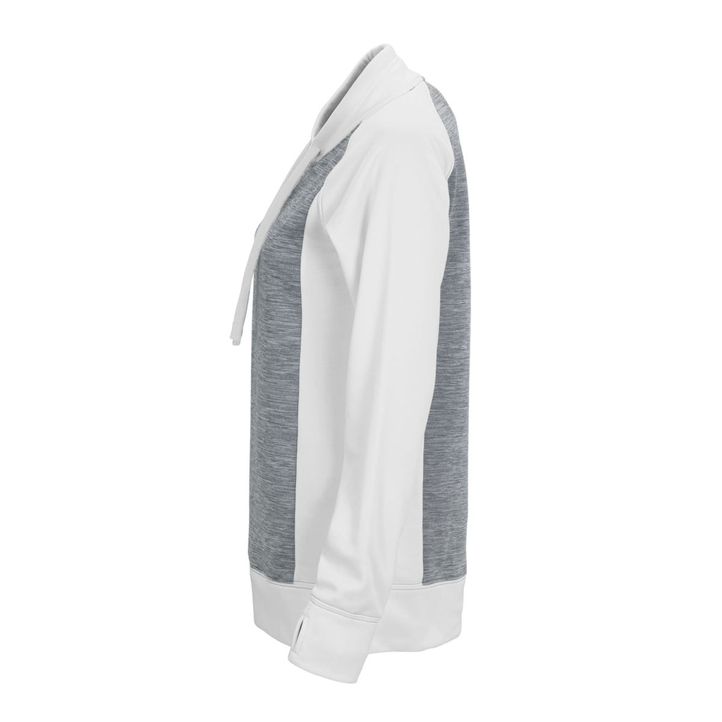 Vantage Women's Grey Spacedye/White Blocked Pullover