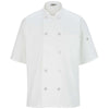 Edwards Men's White 10 Button Short Sleeve Chef Shirt