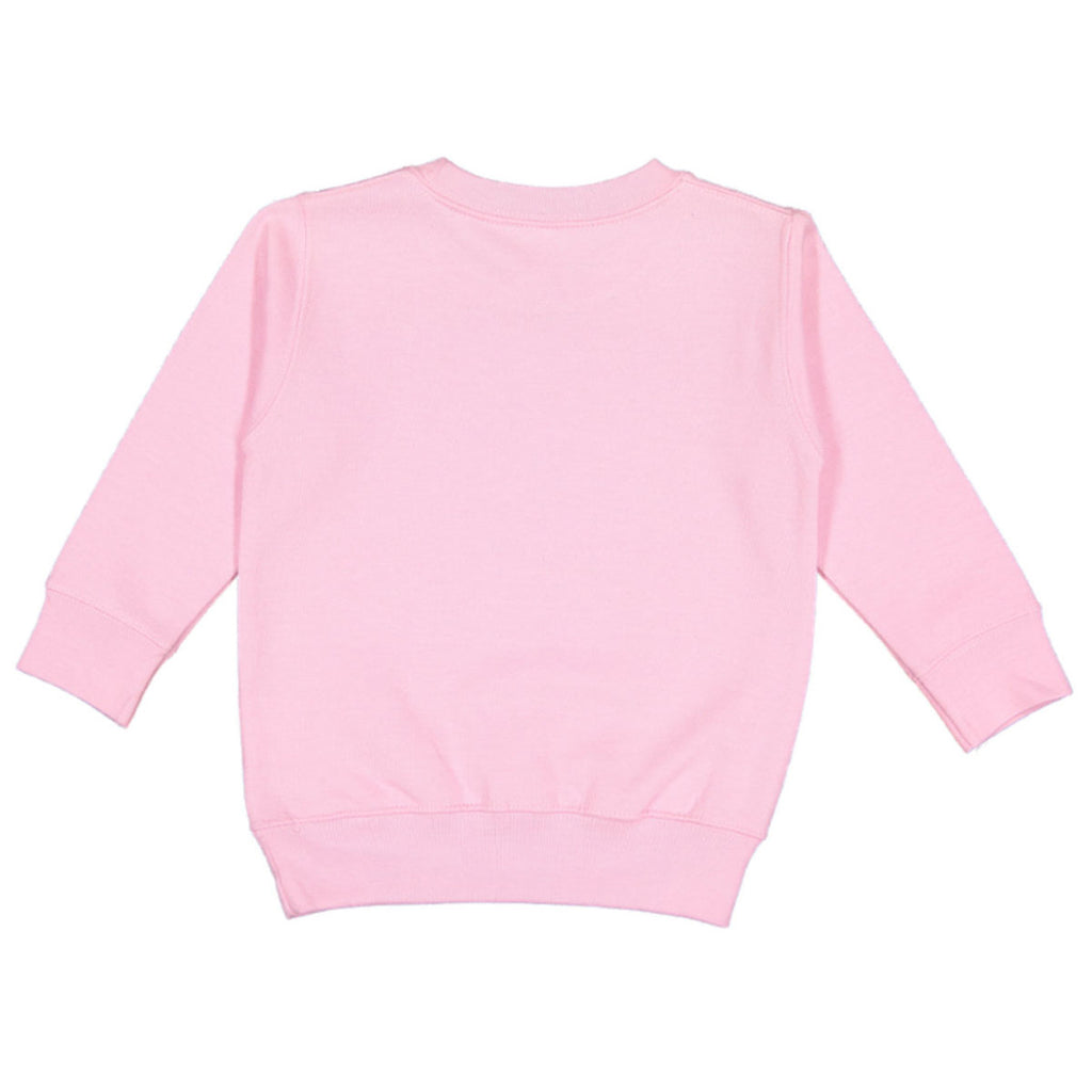 Rabbit Skins Pink Fleece Sweatshirt