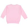 Rabbit Skins Pink Fleece Sweatshirt