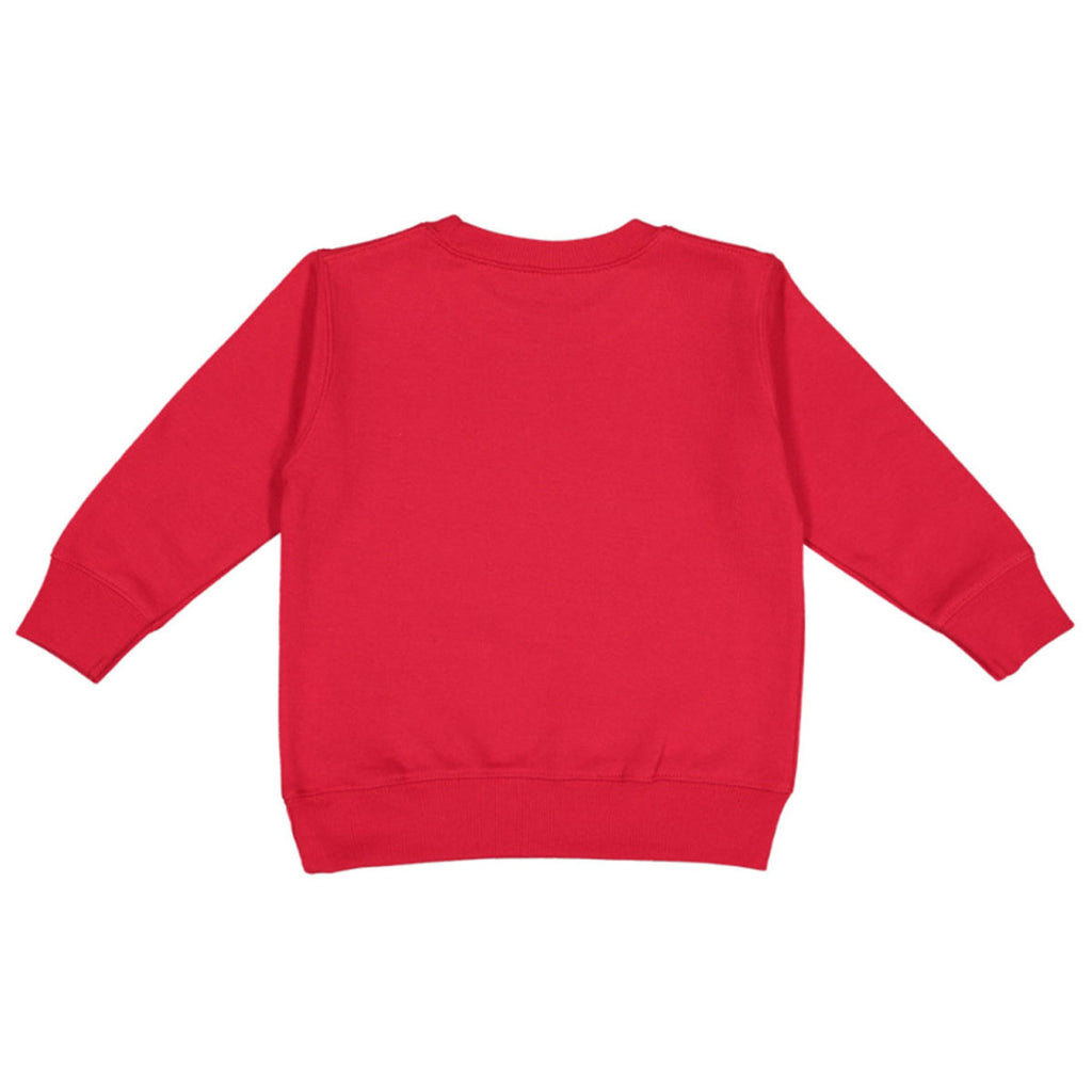 Rabbit Skins Red Fleece Sweatshirt