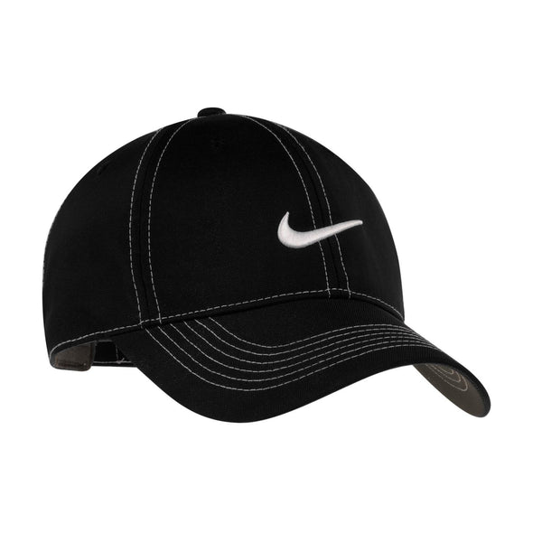 Nike Golf Black Swoosh Front Cap