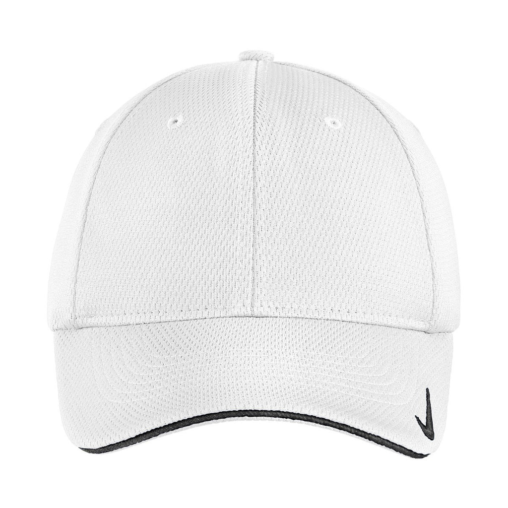 Nike White Dri-FIT Mesh Flex Cap