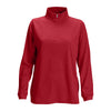 Vansport Women's Sport Red Mesh 1/4-Zip Tech Pullover