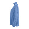 Vantage Women's Blue Heather/Grey Melange 1/4-Zip Tech Pullover
