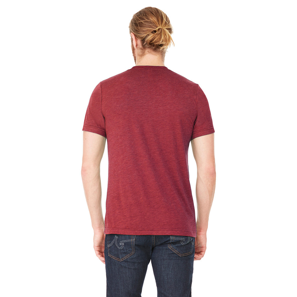 Bella + Canvas Unisex Cardinal Triblend Short-Sleeve T-Shirt
