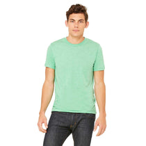 Bella + Canvas Unisex Green Triblend Short-Sleeve T-Shirt