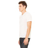 Bella + Canvas Unisex Oatmeal Triblend Short-Sleeve V-Neck T-Shirt