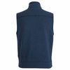 Edwards Men's Blue Heather Sweater Knit Fleece Vest with Pockets