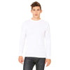 Bella + Canvas Men's White/White Thermal Long-Sleeve T-Shirt