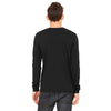 Bella + Canvas Unisex Black Jersey Long-Sleeve T-Shirt