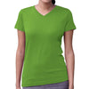 LAT Women's Apple V-Neck Fine Jersey T-Shirt