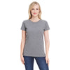 LAT Women's Granite Heather Fine Jersey T-Shirt