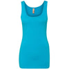 Next Level Women's Turquoise Jersey Tank Top