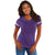 LAT Women's Vintage Purple/Blended White Football Fine Jersey T-Shirt