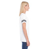 LAT Women's White/Black Football Fine Jersey T-Shirt