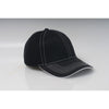 Pacific Headwear Black/White Velcro Adjustable Soft Trucker Mesh Contrast Cap