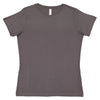LAT Women's Charcoal Premium Jersey T-Shirt
