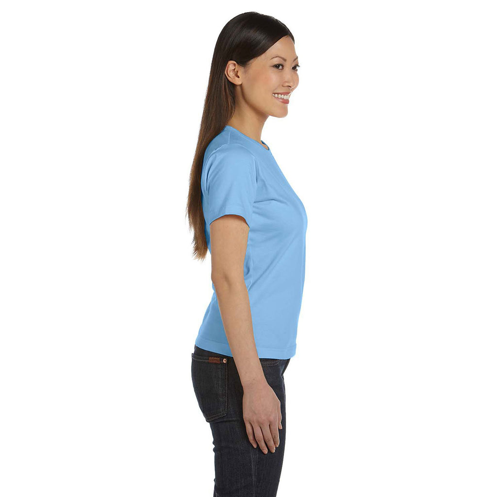 LAT Women's Light Blue Premium Jersey T-Shirt