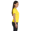 LAT Women's Yellow Premium Jersey T-Shirt