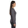 LAT Women's Charcoal Long Sleeve Premium Jersey T-Shirt