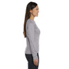 LAT Women's Heather Long Sleeve Premium Jersey T-Shirt