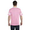 Augusta Sportswear Men's Pink/White Sleeve Stripe Jersey