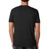 Next Level Men's Black Cotton T-Shirt