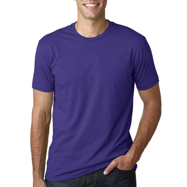 Next Level Premium Fitted CVC Crew Neck T-Shirt - Purple Rush, Men's Basic Tee - View #5