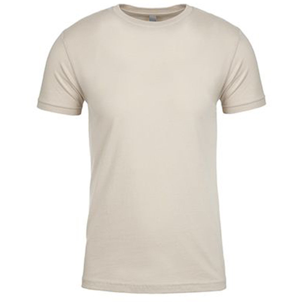 Next Level Men's Sand Premium Fitted Short-Sleeve Crew