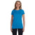 LAT Women's Cobalt Junior Fit Fine Jersey T-Shirt