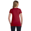 LAT Women's Garnet Junior Fit Fine Jersey T-Shirt