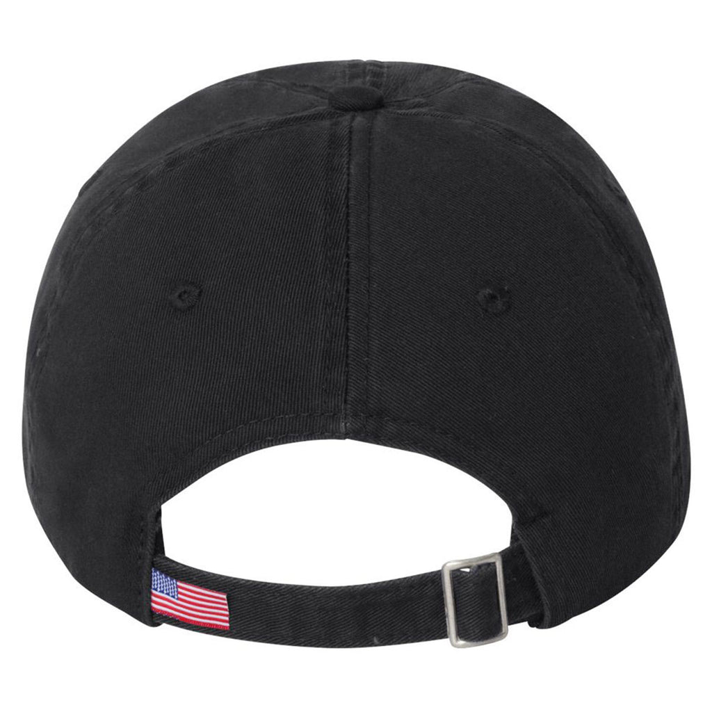 Bayside Men's Black USA-Made Unstructured Cap