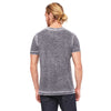 Bella + Canvas Unisex Grey Acid Wash Poly-Cotton Short Sleeve T-Shirt