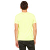 Bella + Canvas Unisex Neon Yellow Poly-Cotton Short Sleeve T-Shirt