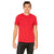 Bella + Canvas Unisex Red Poly-Cotton Short Sleeve T-Shirt
