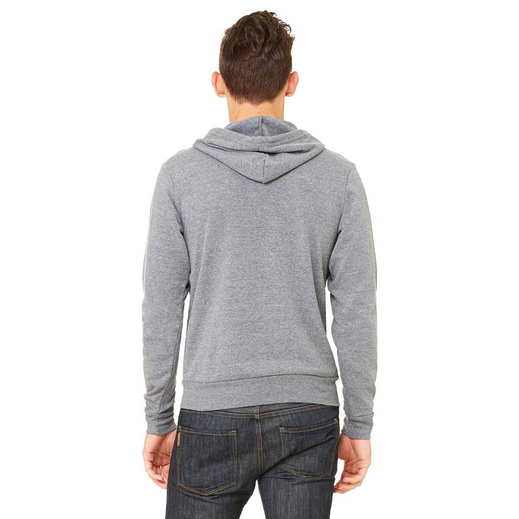 Bella + Canvas Unisex Deep Heather Sponge Fleece Full-Zip Hoodie