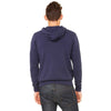 Bella + Canvas Unisex Navy Sponge Fleece Full-Zip Hoodie
