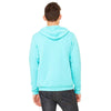 Bella + Canvas Unisex Teal Sponge Fleece Full-Zip Hoodie