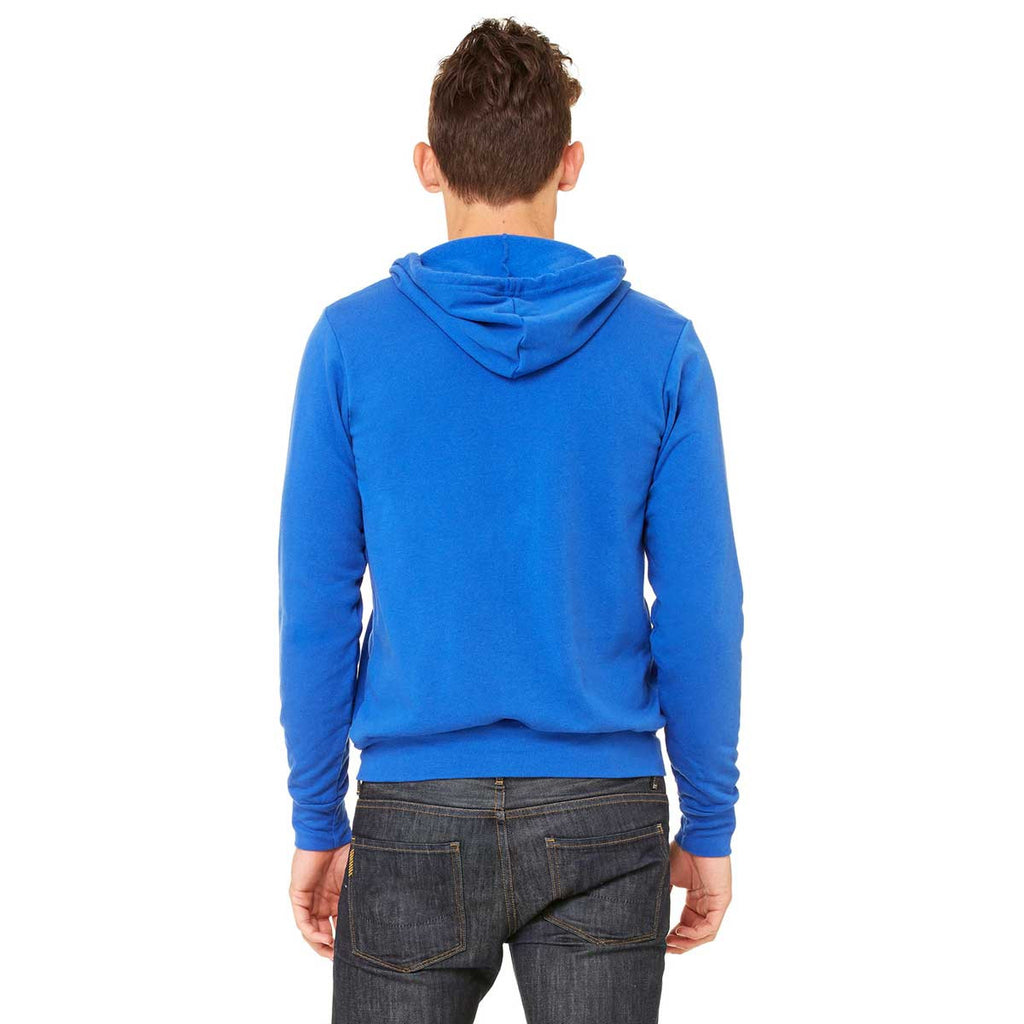 Bella + Canvas Unisex True Royal Sponge Fleece Full-Zip Hoodie