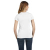 Anvil Women's White Ringspun Fitted T-Shirt