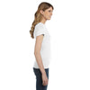 Anvil Women's White Ringspun Fitted T-Shirt