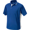 Charles River Men's Royal/White Color Blocked Wicking Polo