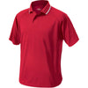 Charles River Men's Red Classic Wicking Polo