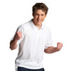 Charles River Men's White Classic Wicking Polo