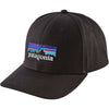 Patagonia Black P-6 Logo Roger That Hat