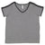 LAT Women's Granite Heather/Vintage Smoke Curvy Soccer Ringer Premium T-Shirt