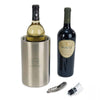 Gemline Silver Huntington Stainless Steel Wine Kit