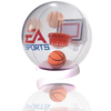 Primeline Clear Desktop Basketball Globe Game