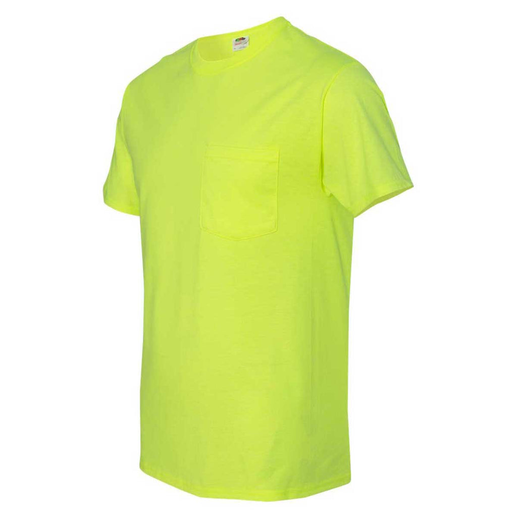 fruit of the loom mens pocket tee shirts